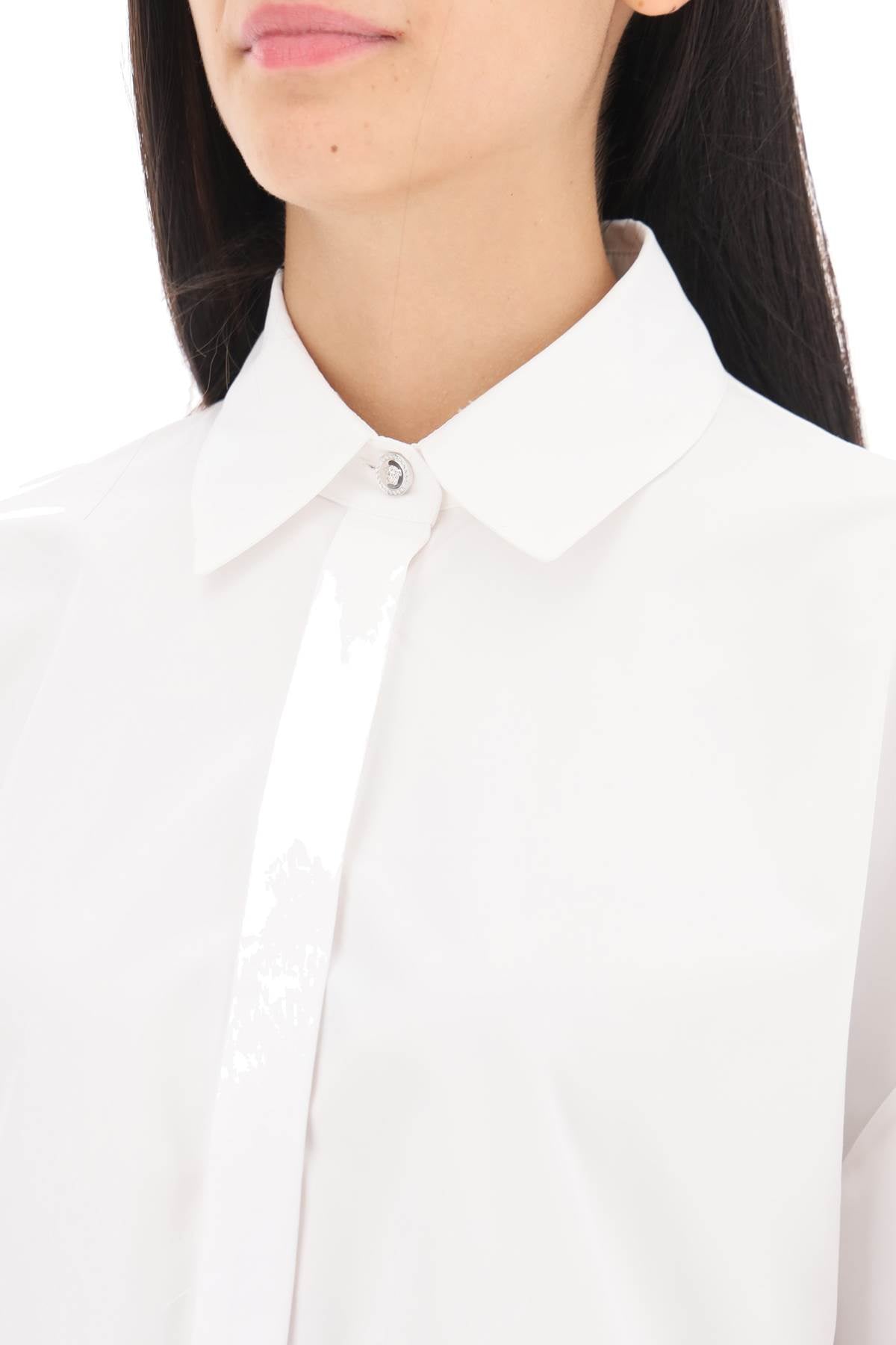 Versace oversized poplin shirt