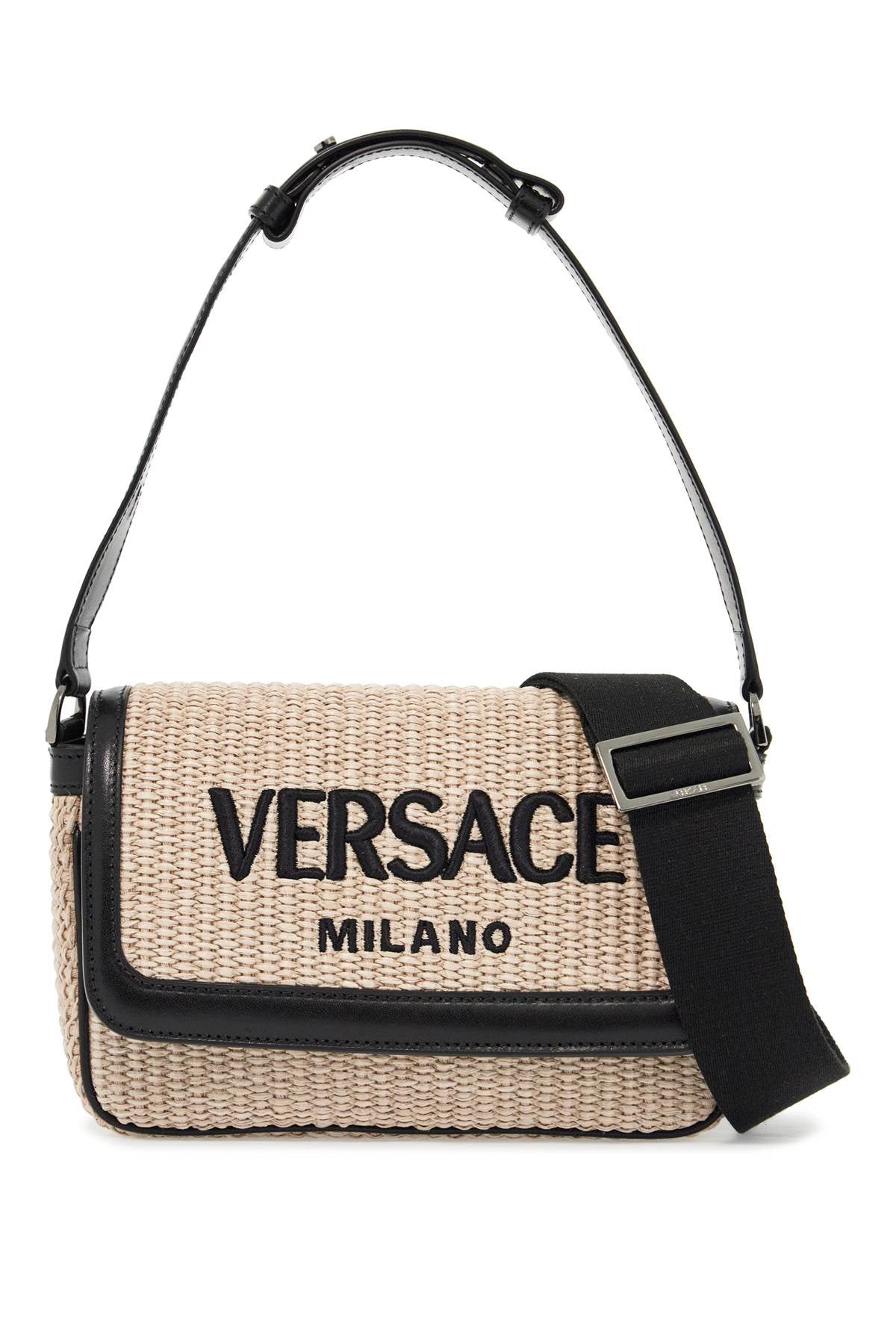 versace milano raffia bag