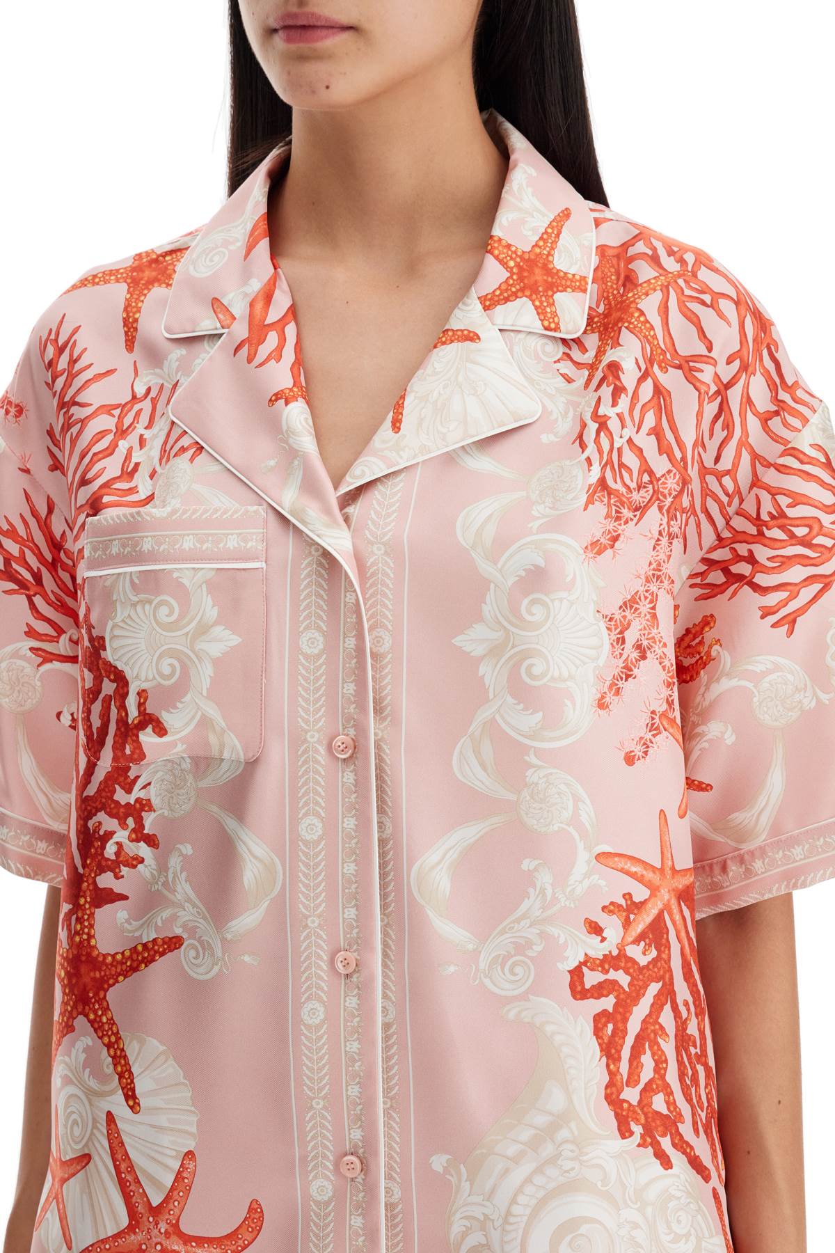 Versace silk baroque shirt