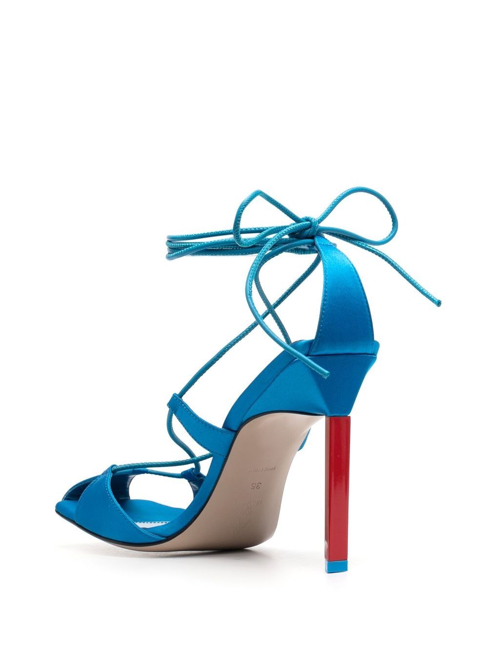 The Attico Sandals Clear Blue