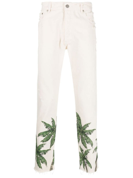 Palm Angels Jeans White