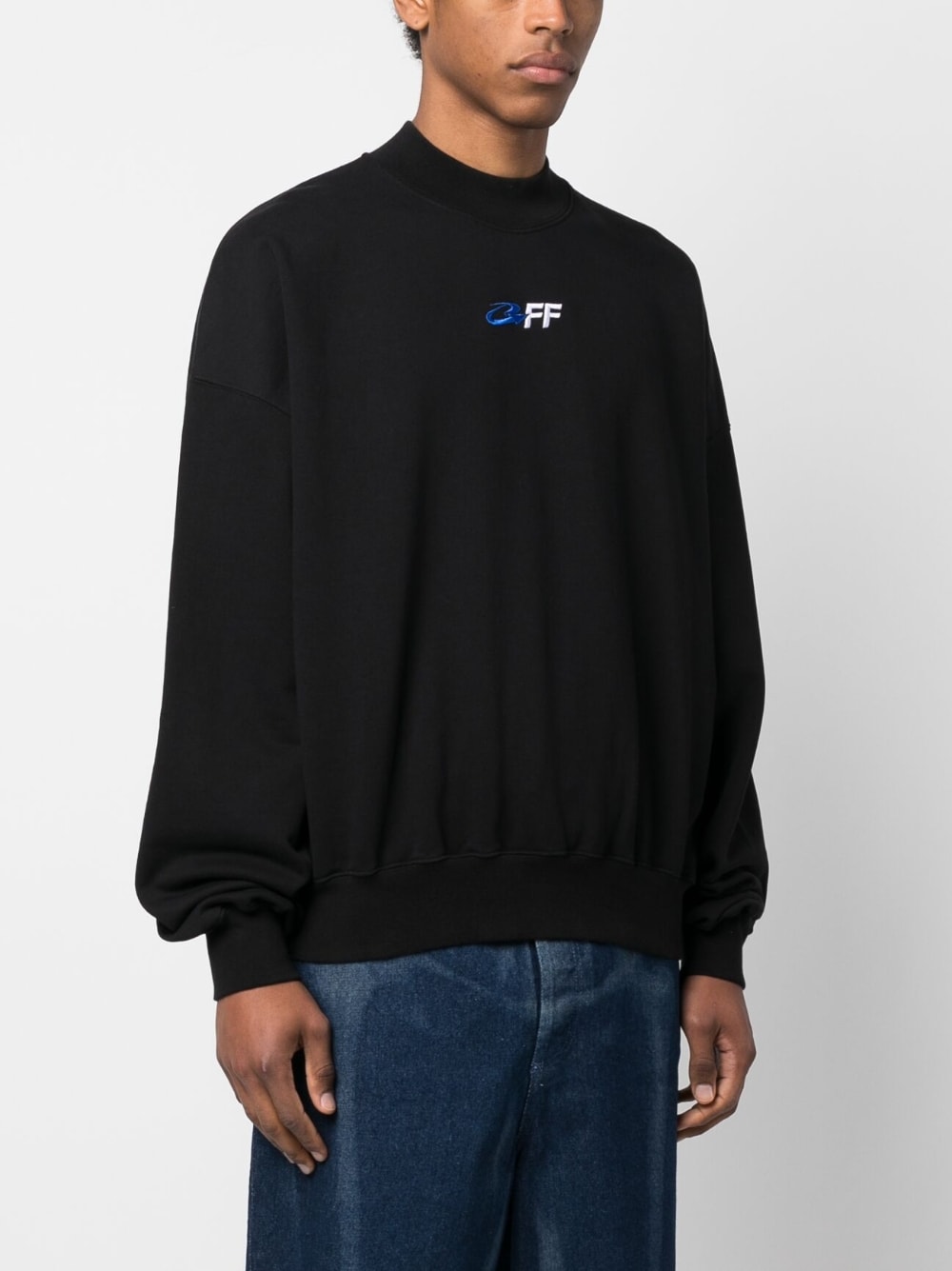 Off White Sweaters Black