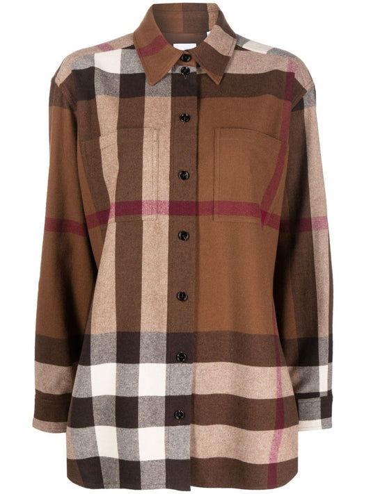 Burberry Shirts Brown