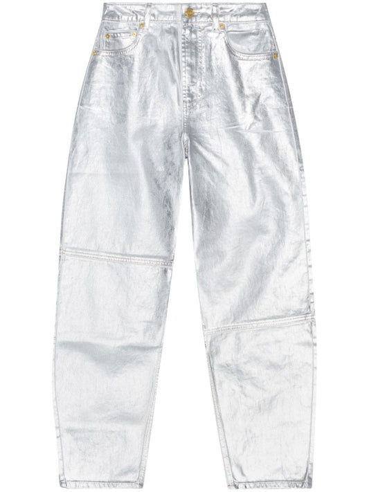 GANNI Jeans White