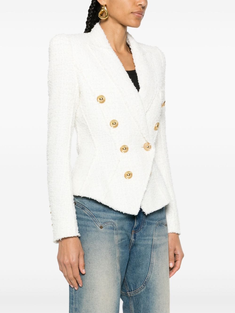 Balmain Jackets White