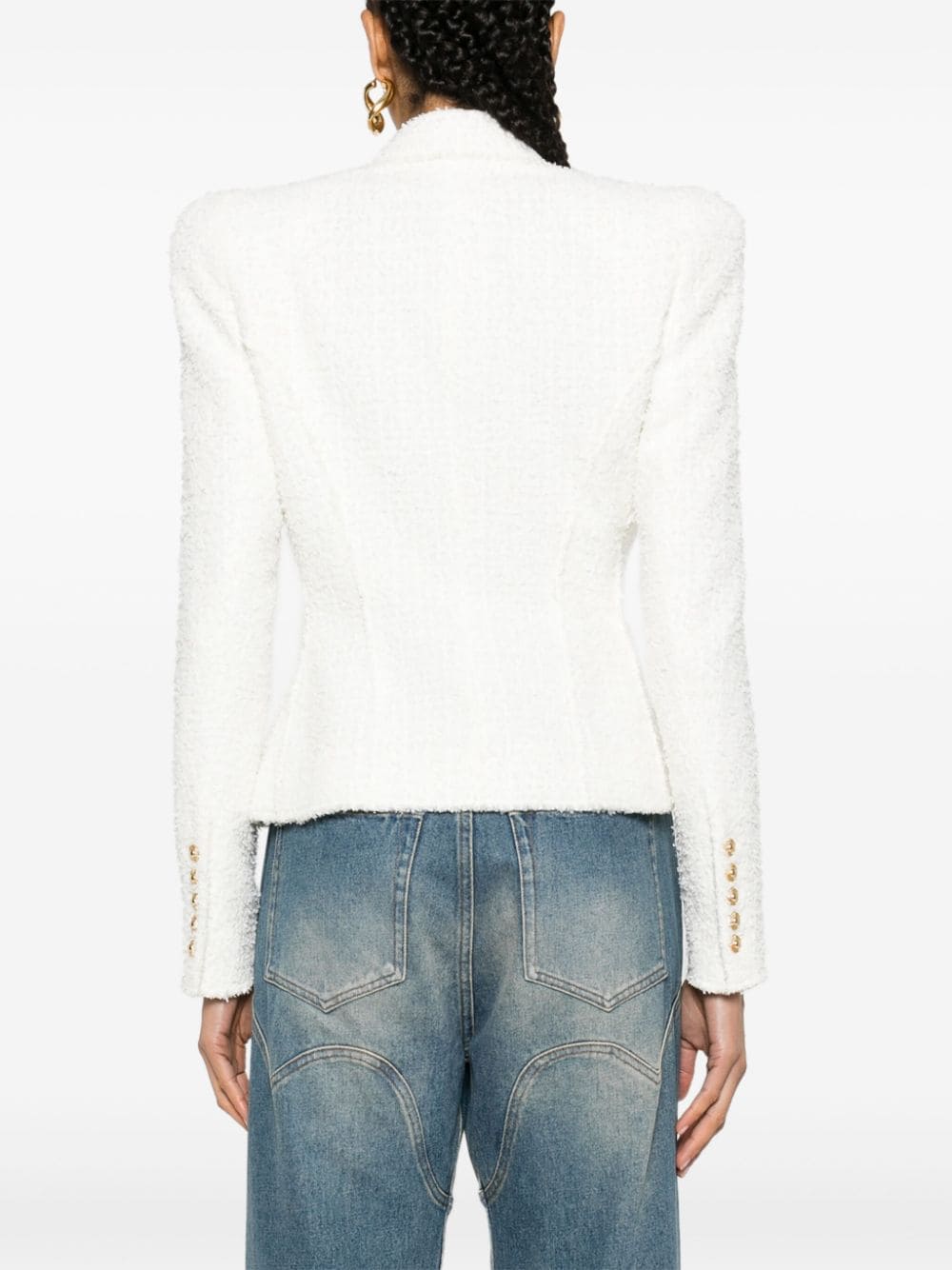 Balmain Jackets White