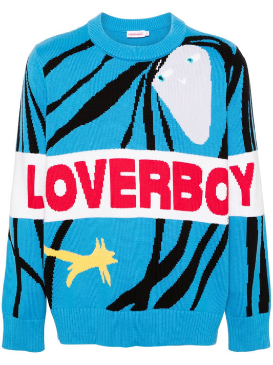 CHARLES JEFFREY LOVERBOY PRE Sweaters Blue