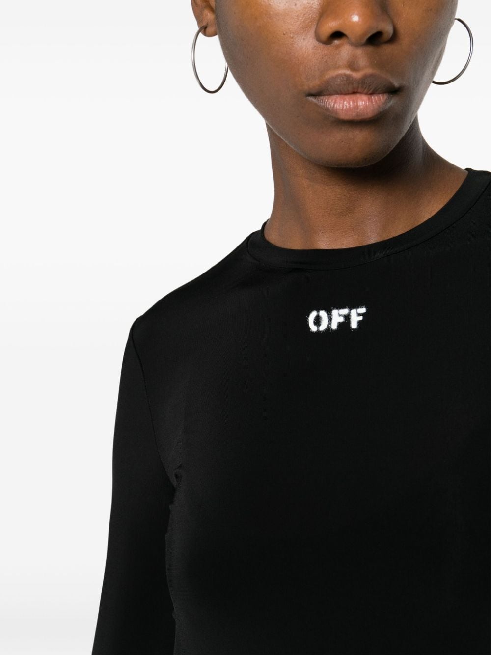 Off White T-shirts and Polos Black