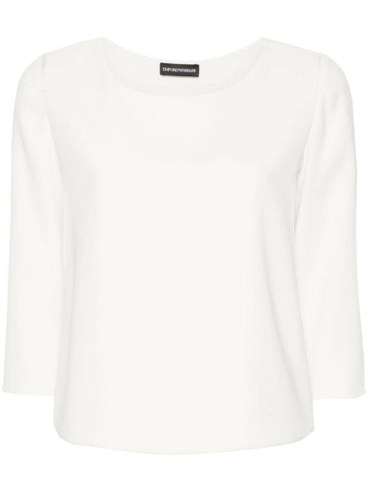 Emporio Armani Sweaters White