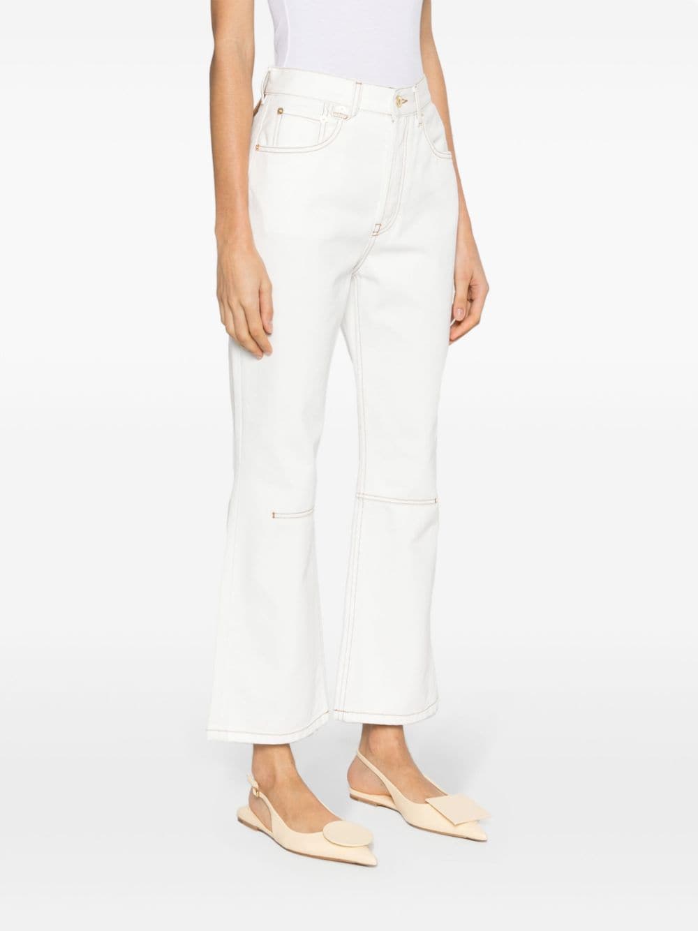 JACQUEMUS Jeans White