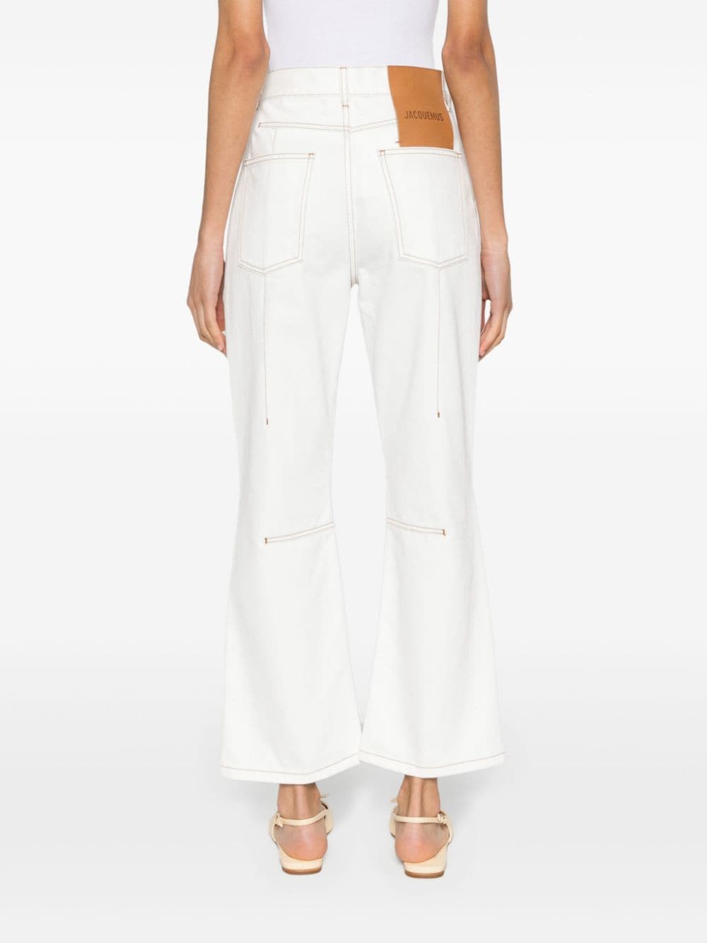 JACQUEMUS Jeans White