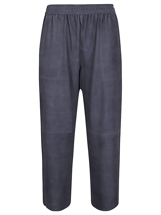 Via Masini 80 Trousers Clear Blue