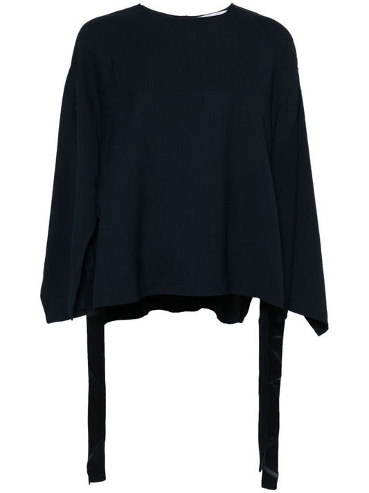 Erika Cavallini Semi-Couture Top Blue