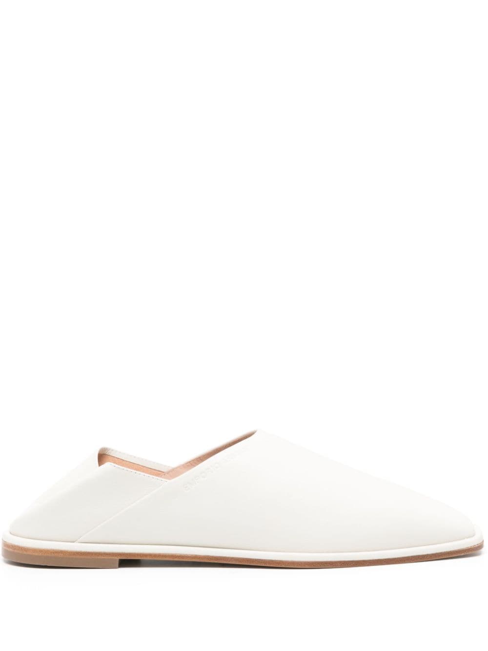 E 'CLAT Flat shoes White