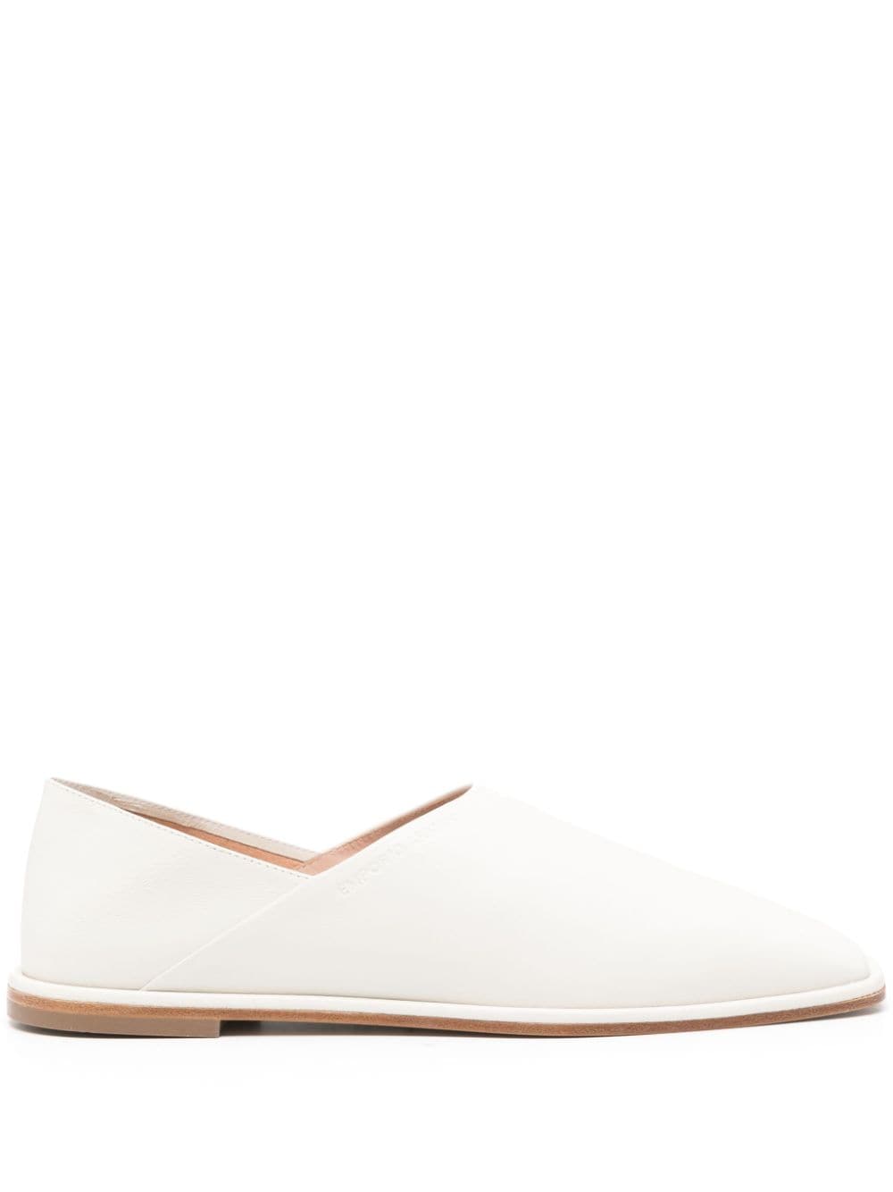 E 'CLAT Flat shoes White