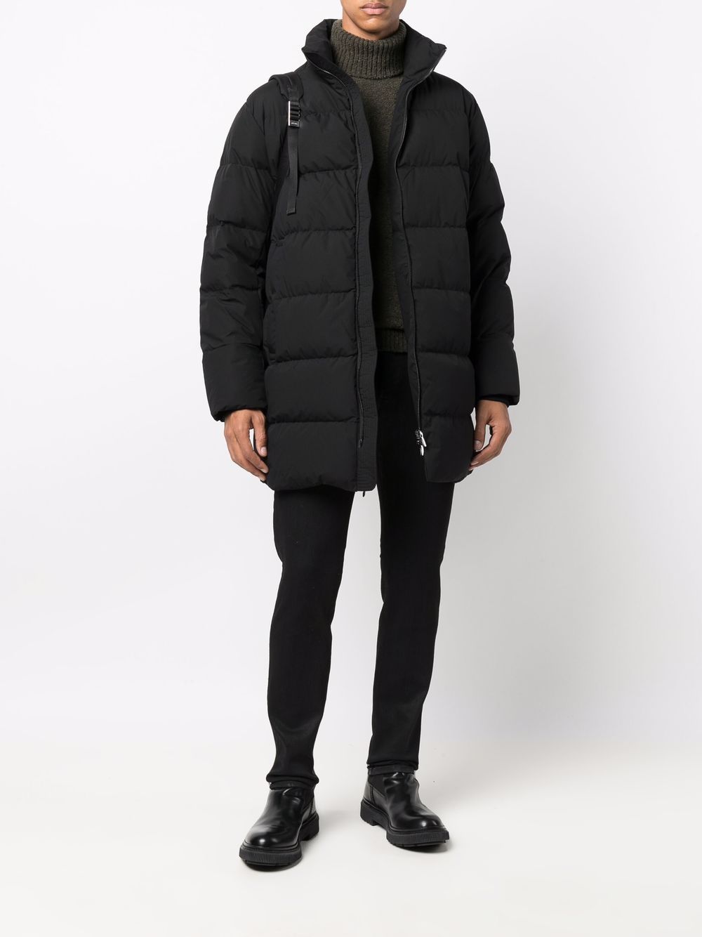 Emporio Armani Coats Black