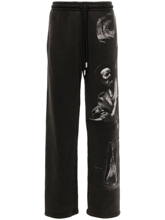 Off White Trousers Black