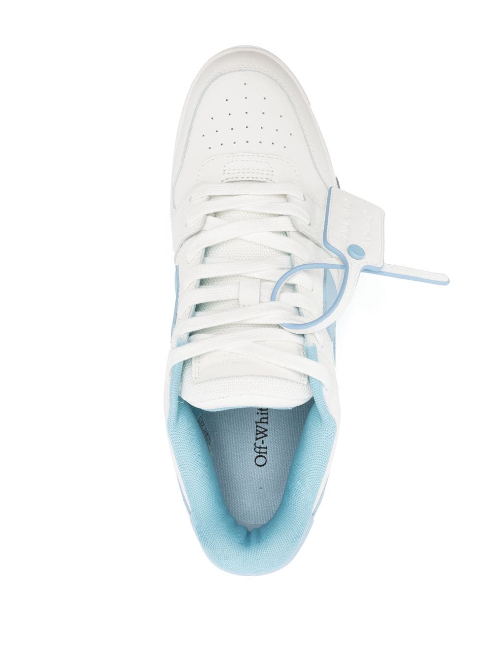 Off White Sneakers Clear Blue