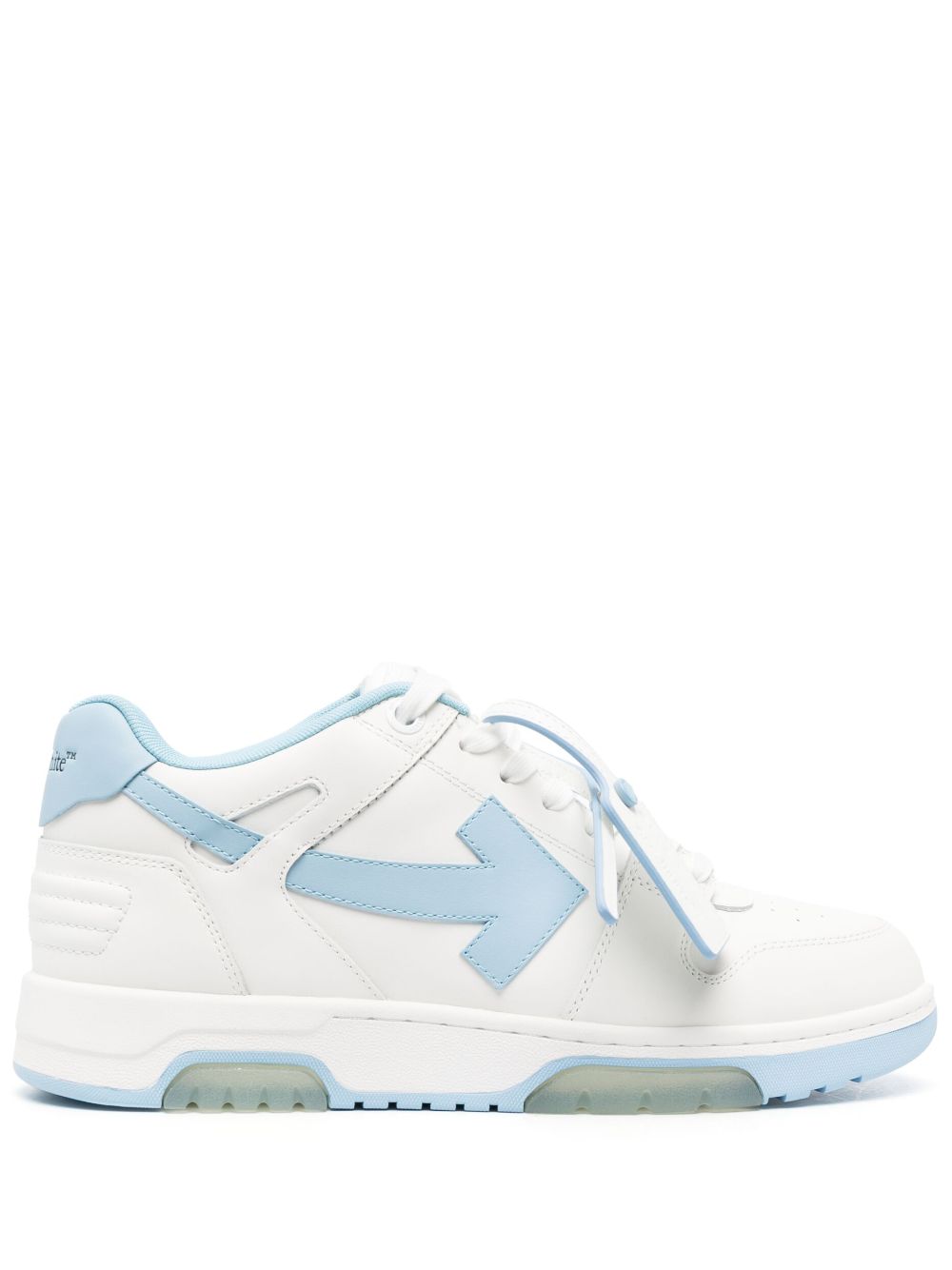 Off White Sneakers Clear Blue