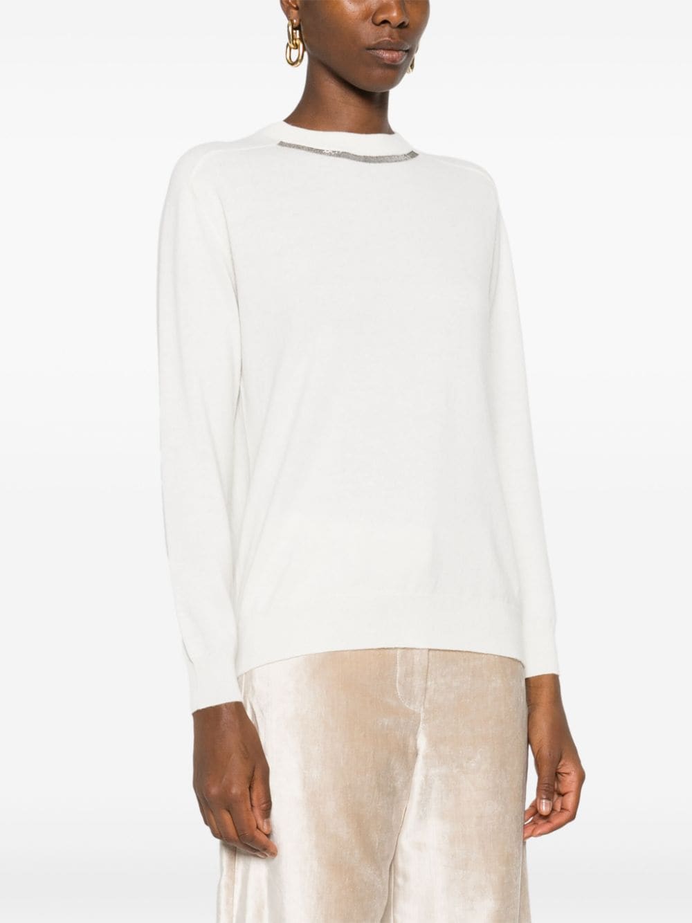 Brunello Cucinelli Sweaters White