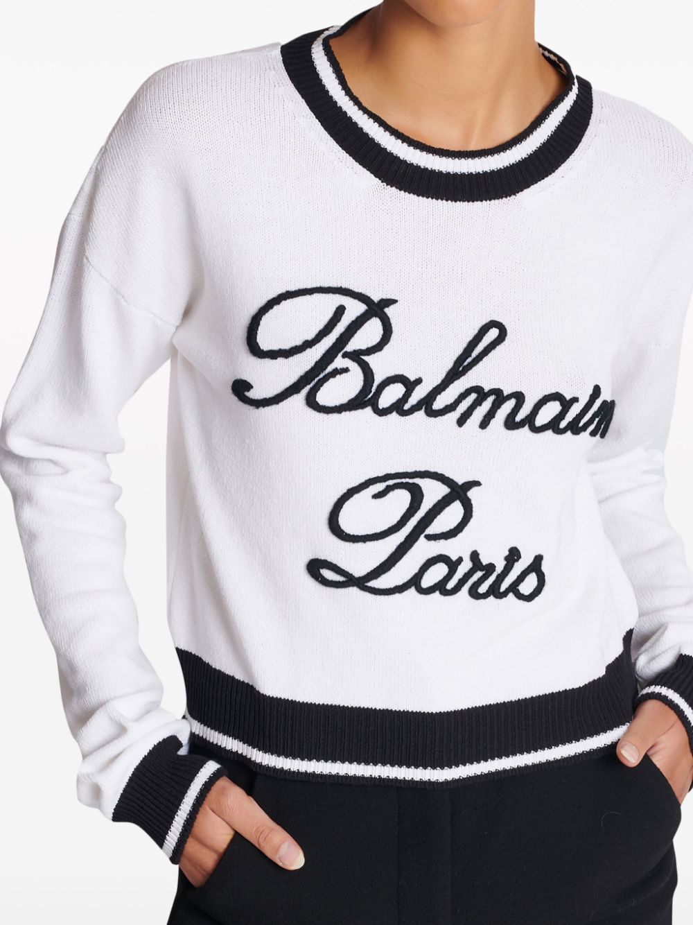 Balmain Sweaters White