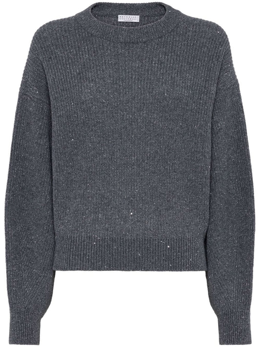 Brunello Cucinelli Sweaters Grey