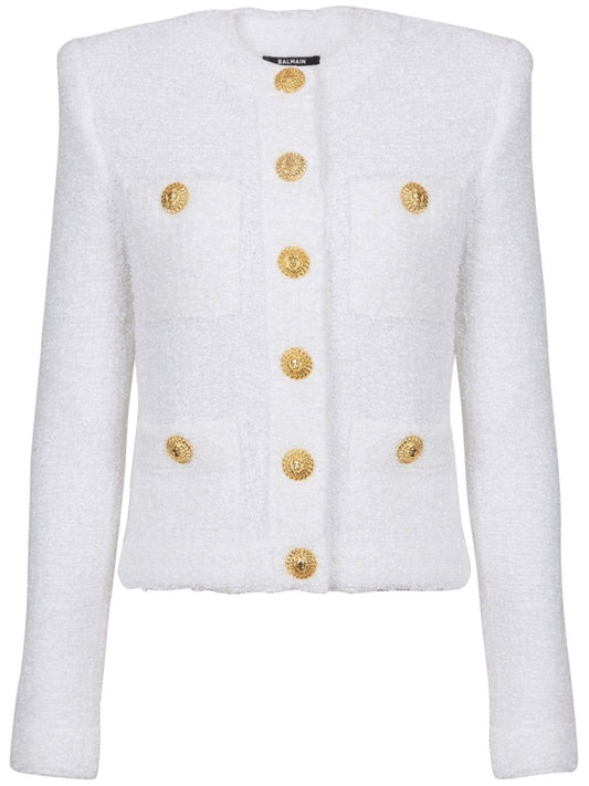 Balmain Jackets White