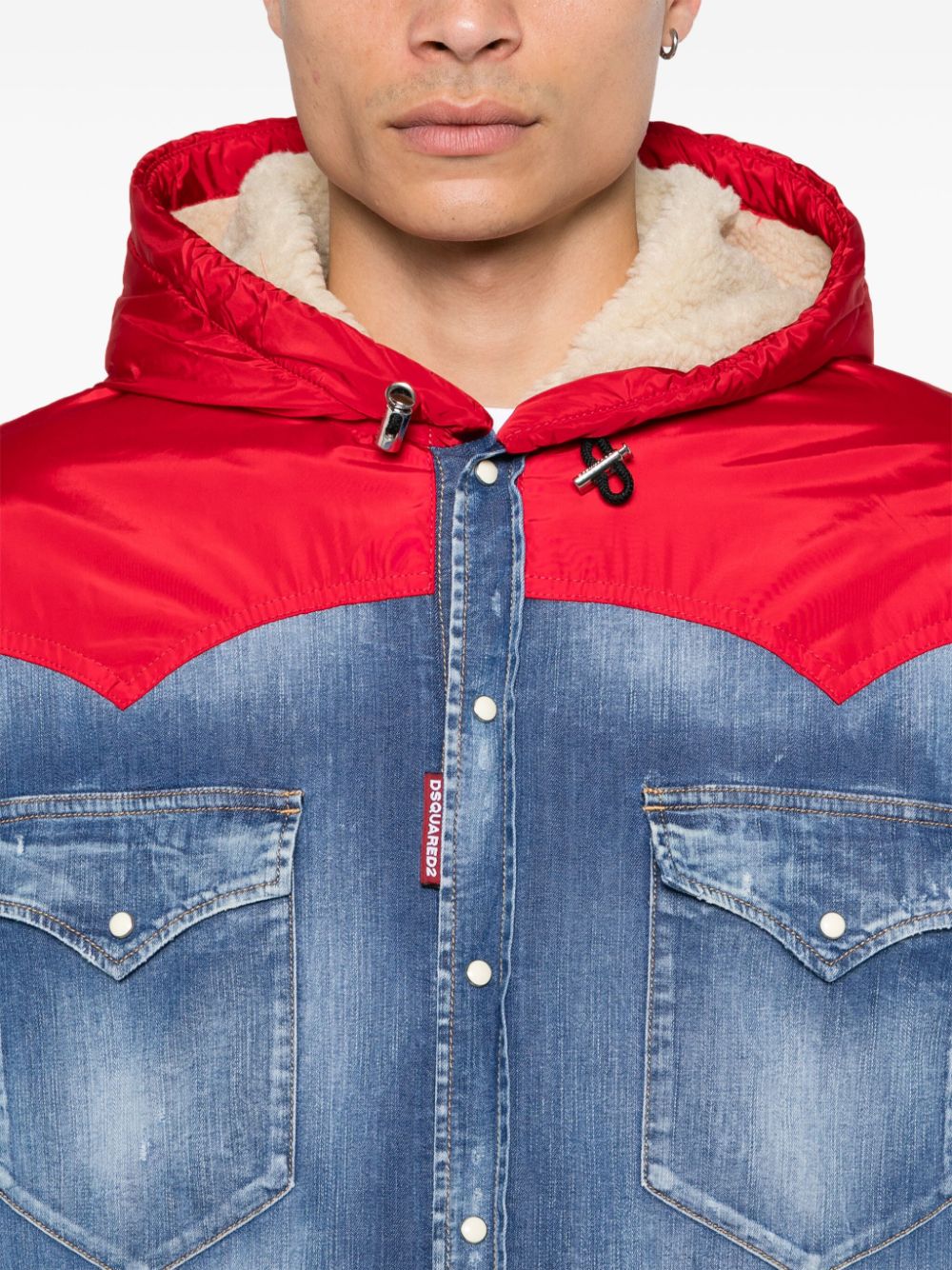 Dsquared2 Coats Clear Blue