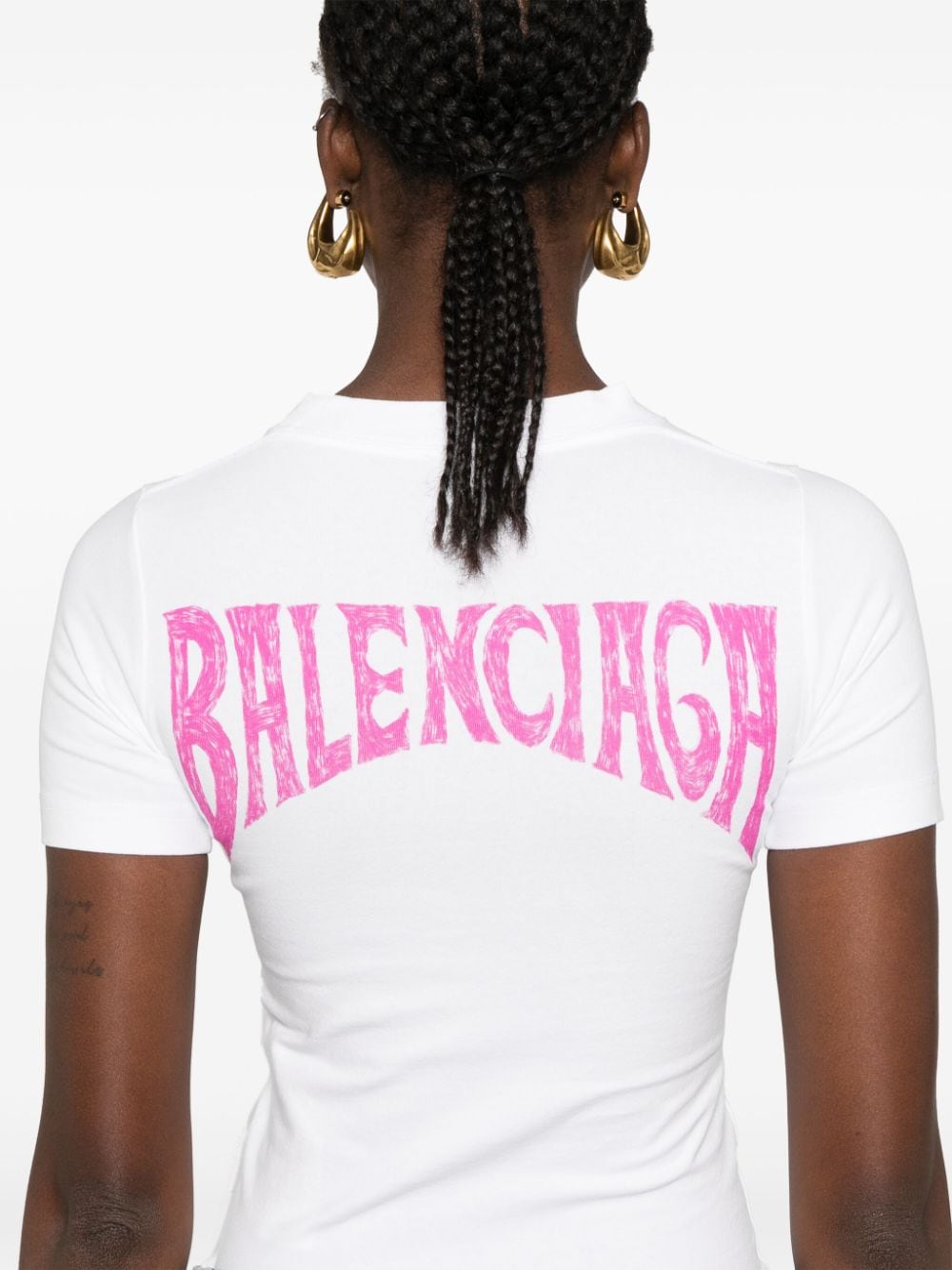 Balenciaga T-shirts and Polos White