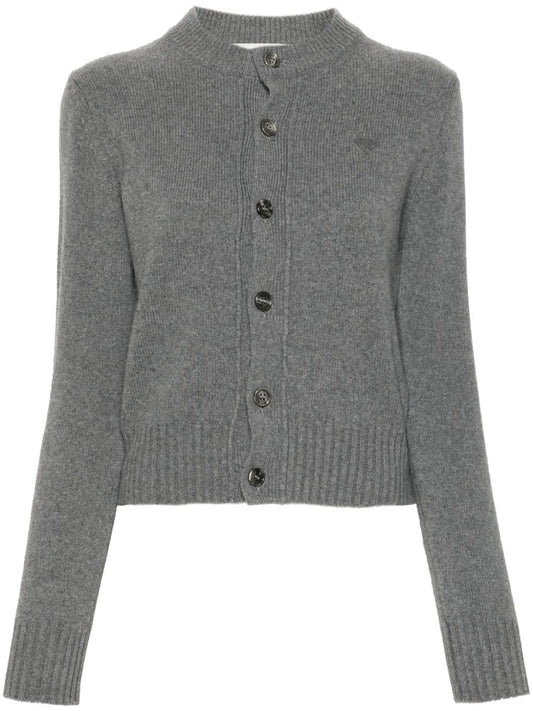 Ami Paris Sweaters Grey