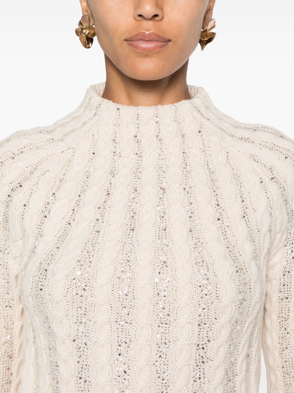 Ermanno Scervino Sweaters Beige