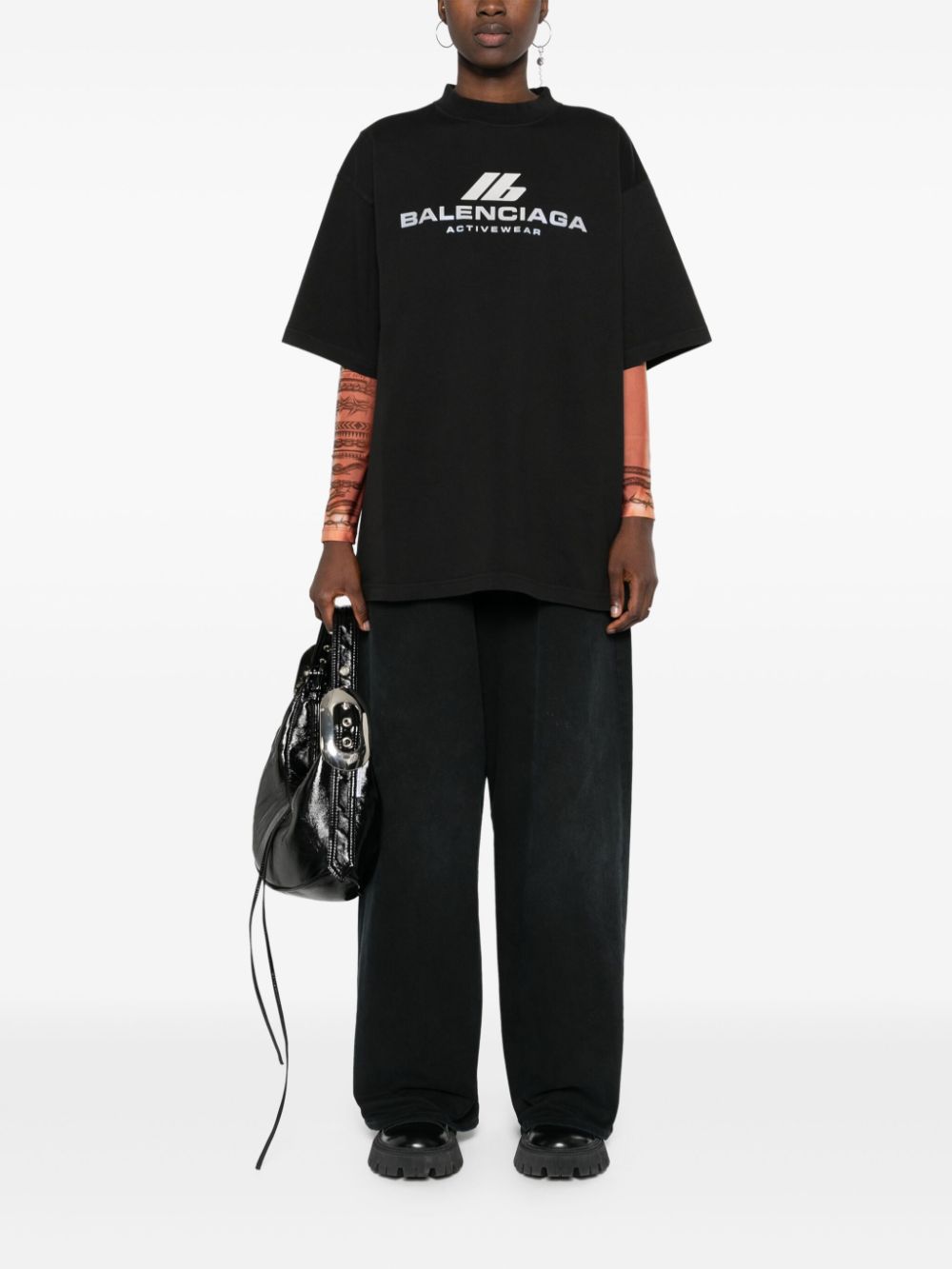 Balenciaga T-shirts and Polos Black