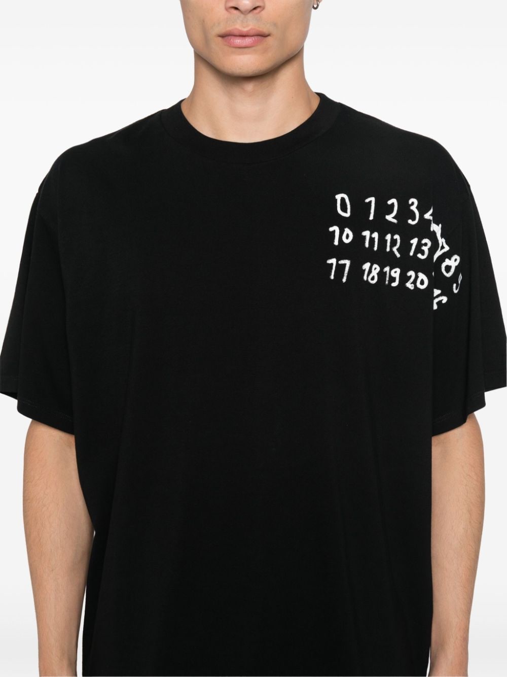 MM6 Maison Margiela T-shirts and Polos Black