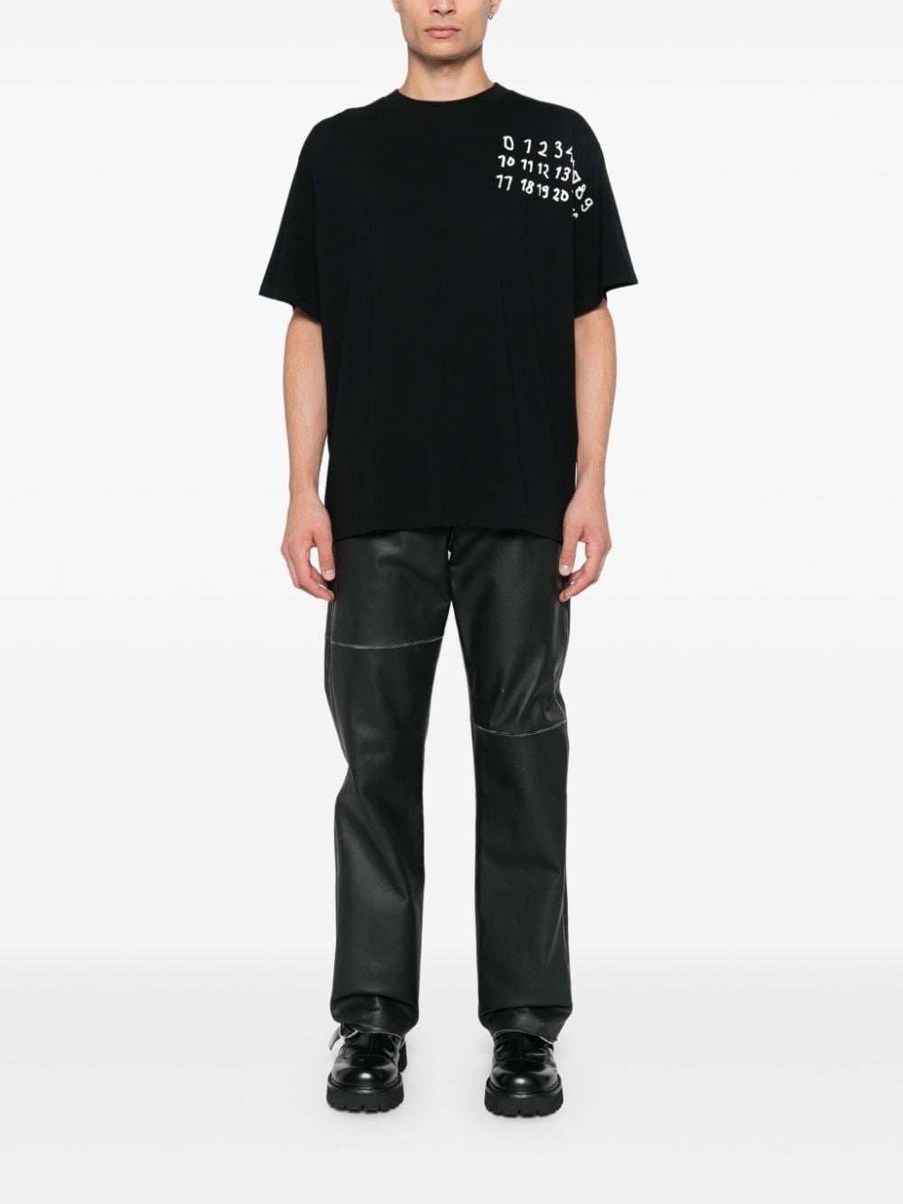 MM6 Maison Margiela T-shirts and Polos Black