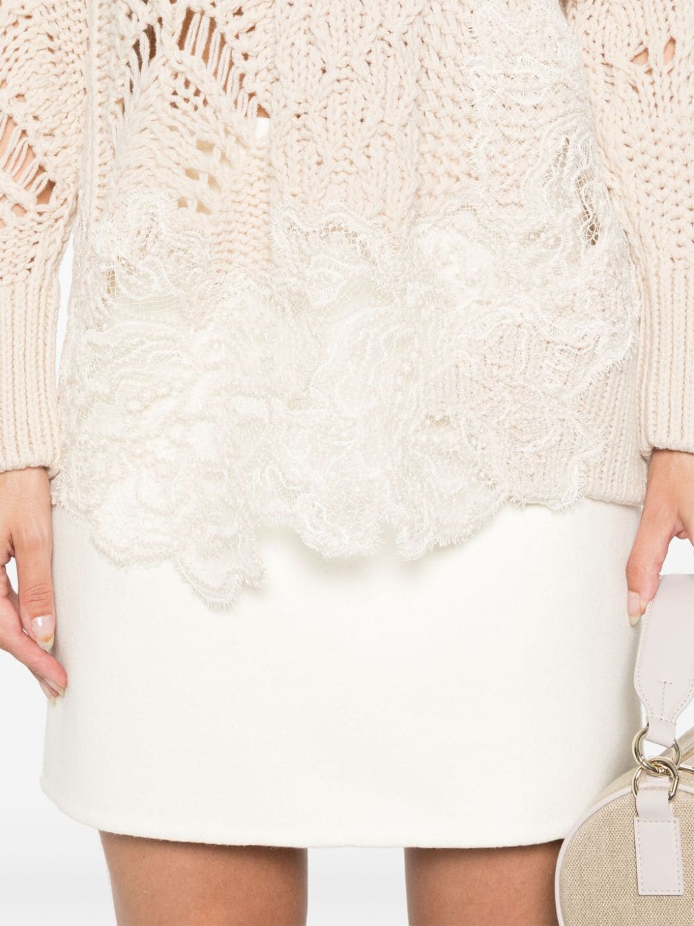 Ermanno Scervino Sweaters Beige