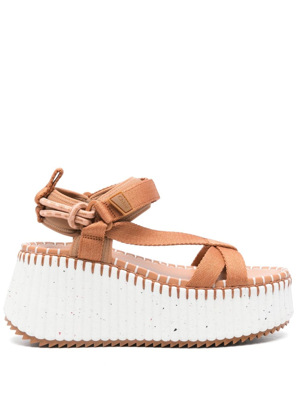 Chloè Sandals Leather Brown