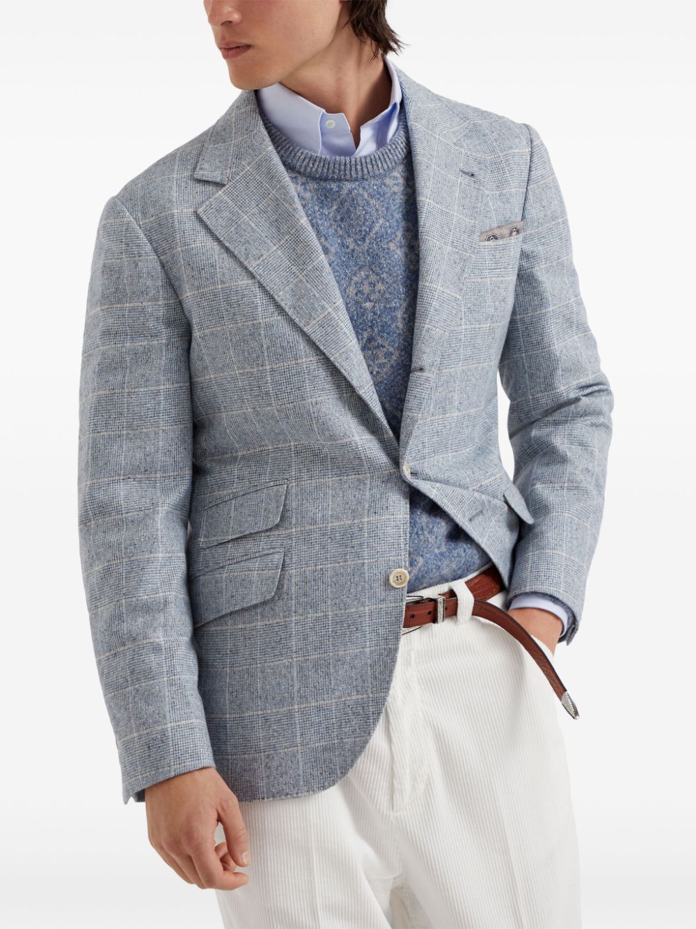 Brunello Cucinelli Jackets Clear Blue