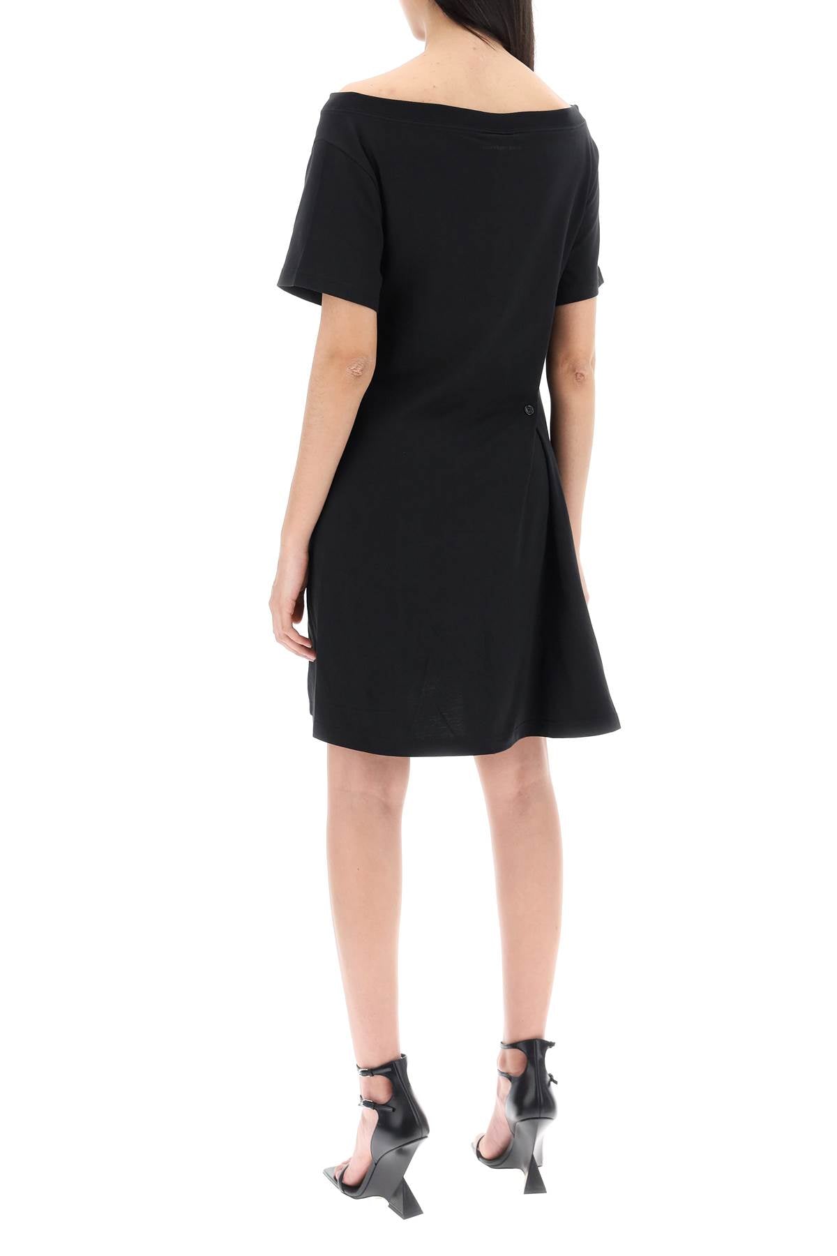 Courreges twisted t-shirt mini dress