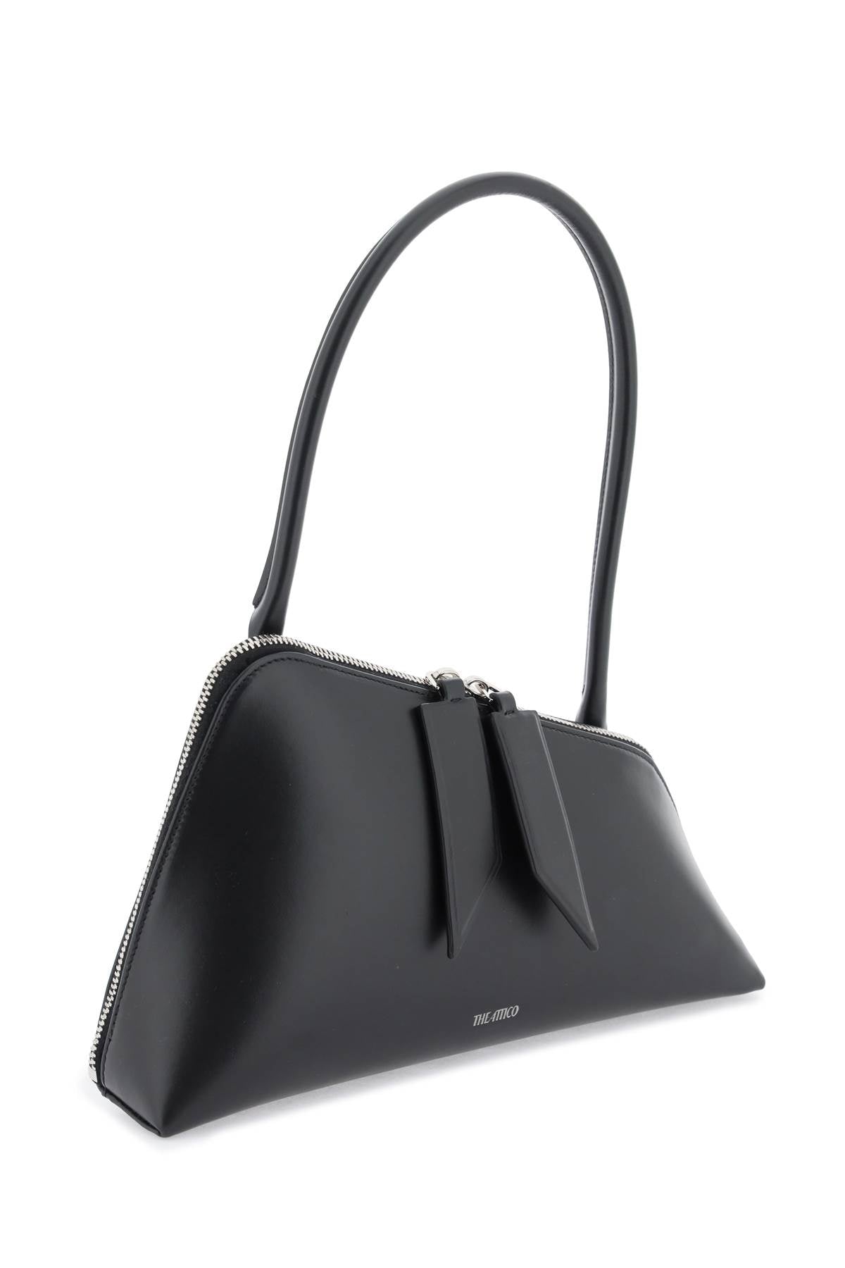 The Attico leather sunrise shoulder bag