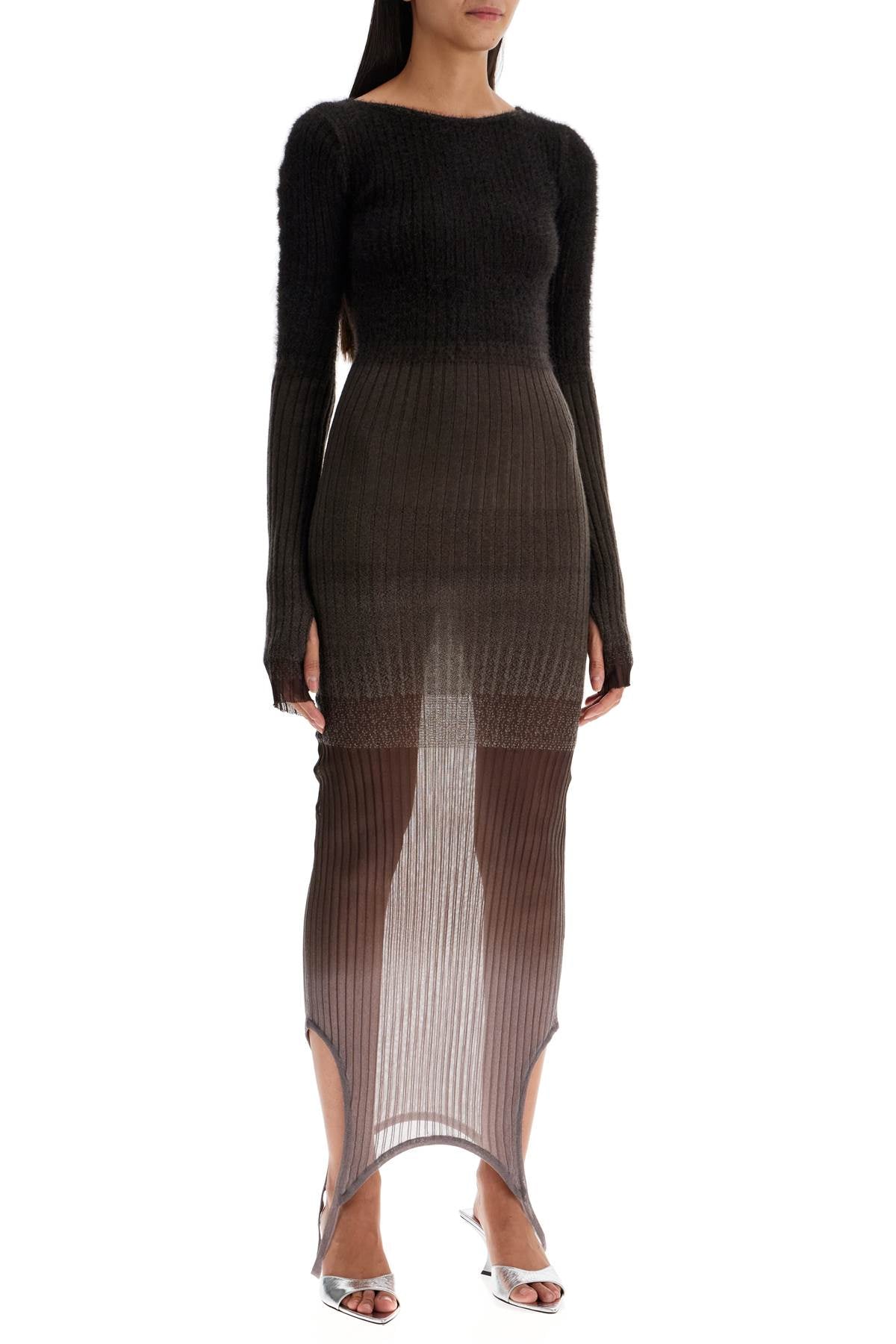 The Attico "gradient knit dress in seven