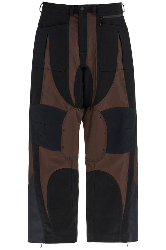 Mugler patchwork cargo pants with