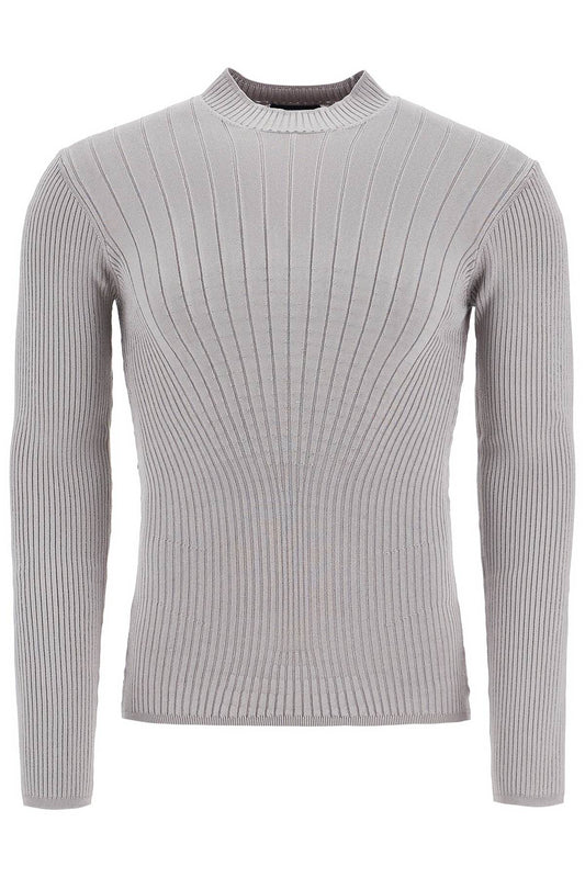 Mugler fitted long-sleeved top