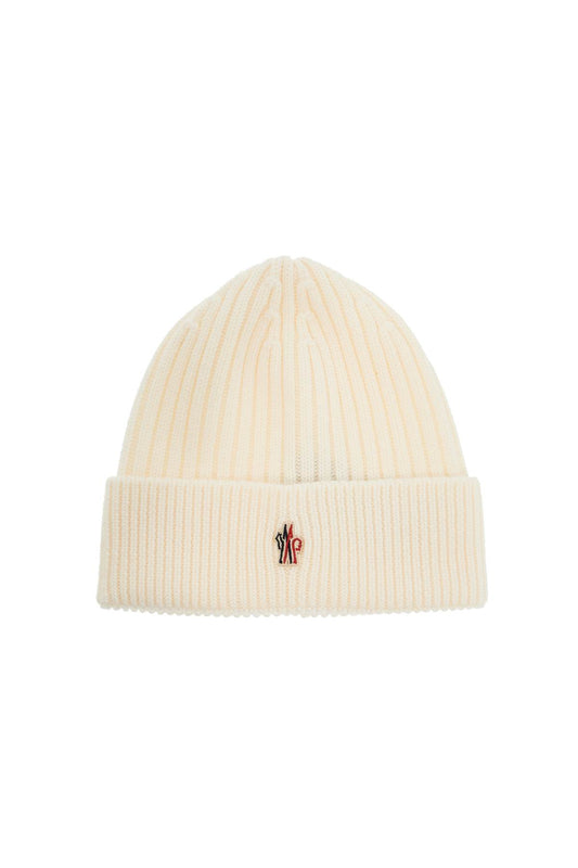 Moncler Grenoble virgin wool beanie hat in eight