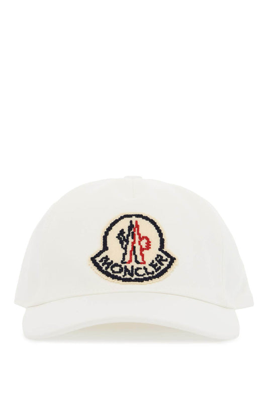 Moncler baseball cap with felt logo embroidered on