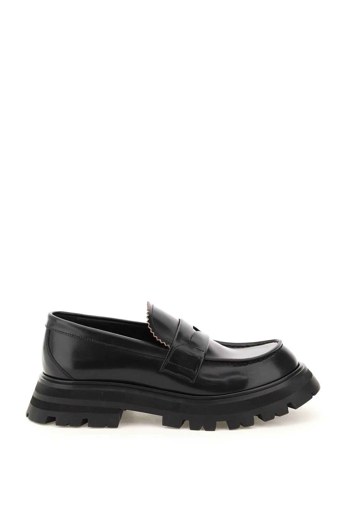 Alexander Mcqueen wander leather moccasin