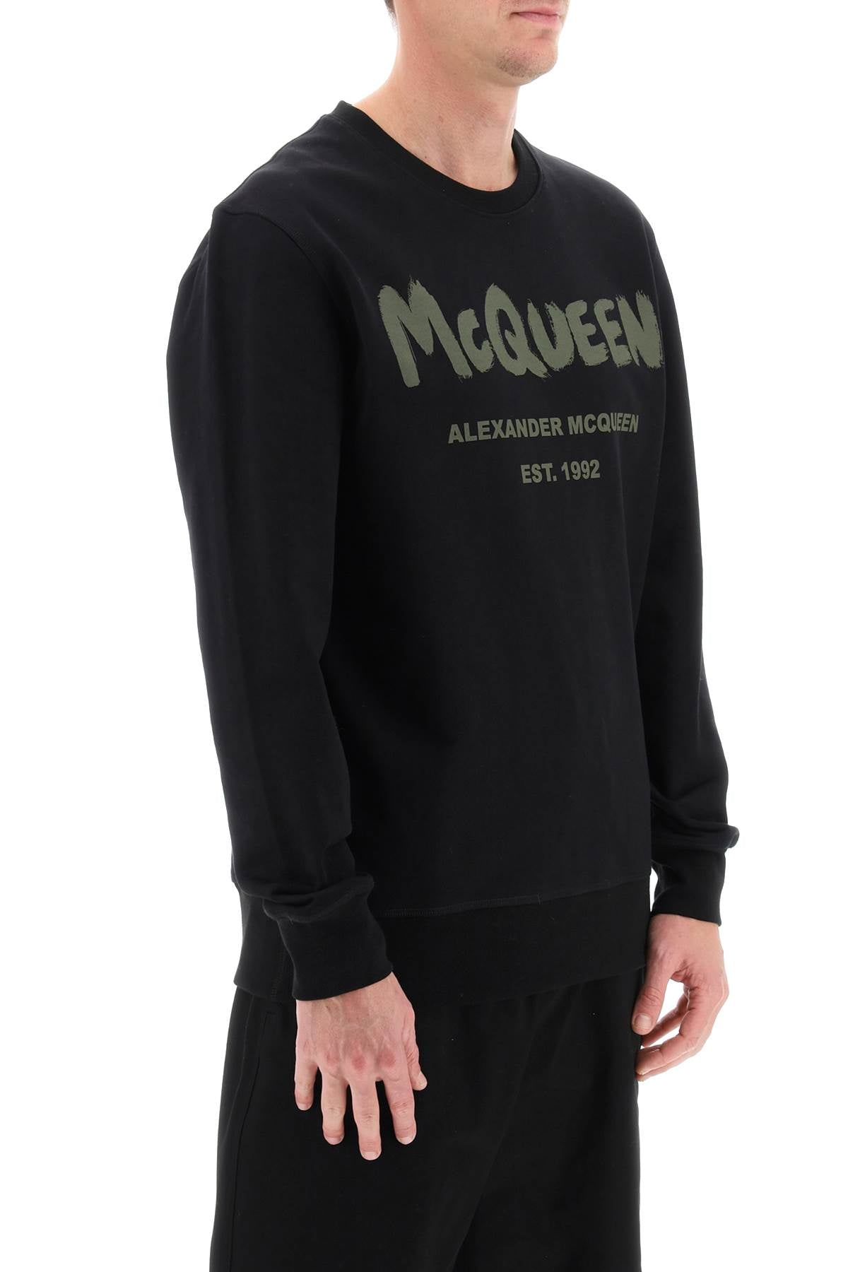 Alexander Mcqueen mcqueen graffiti sweatshirt