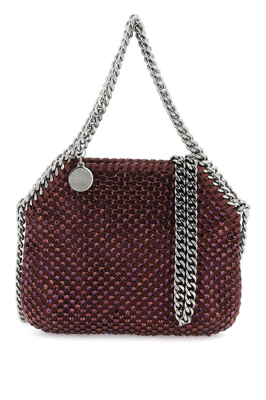 Stella McCartney falabella mini bag with mesh and crystals