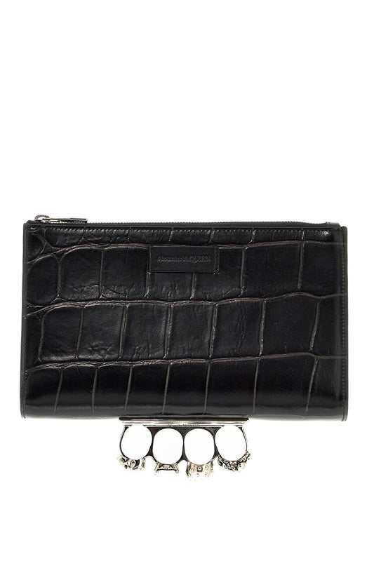 Alexander Mcqueen four rings pouch