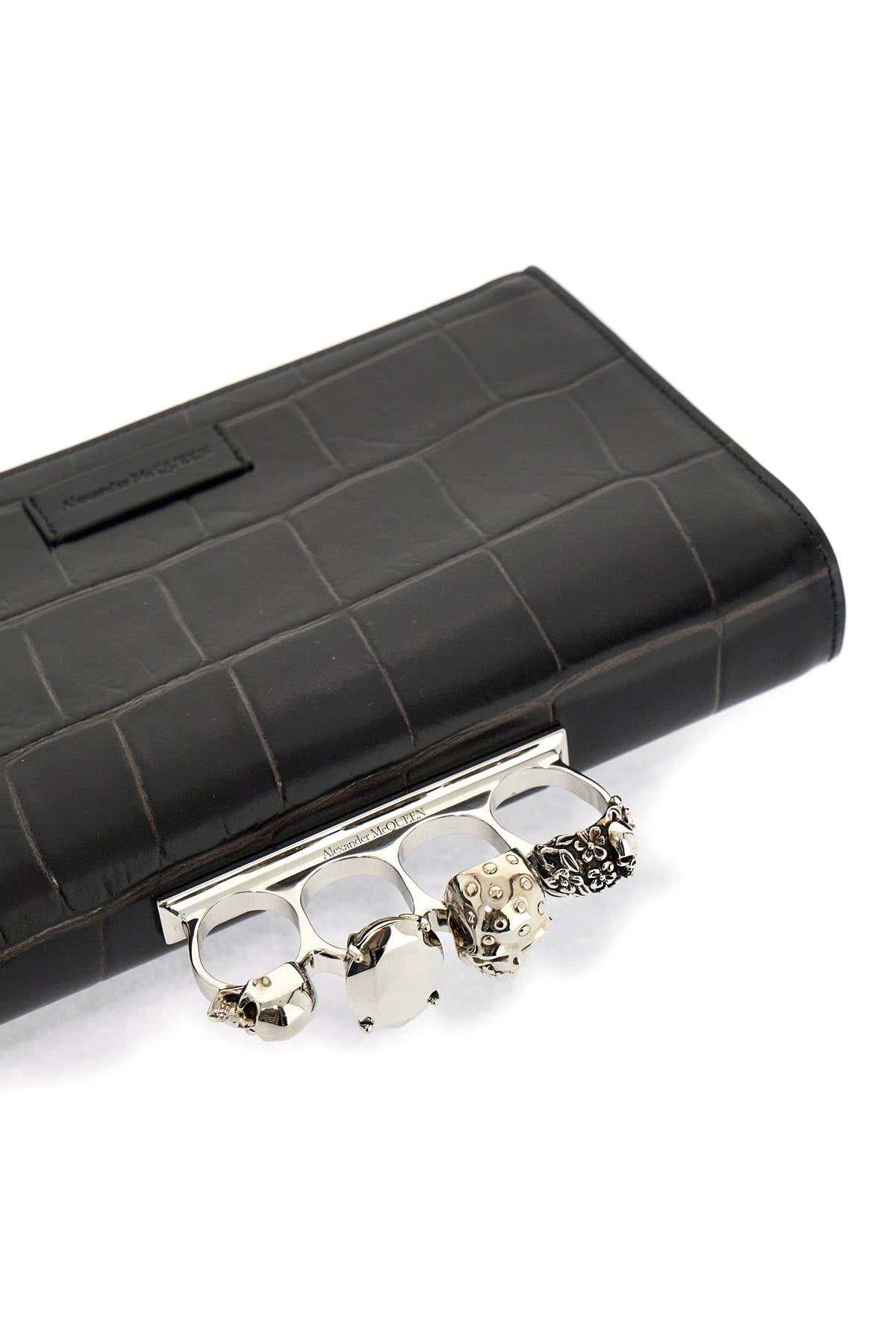 Alexander Mcqueen four rings pouch