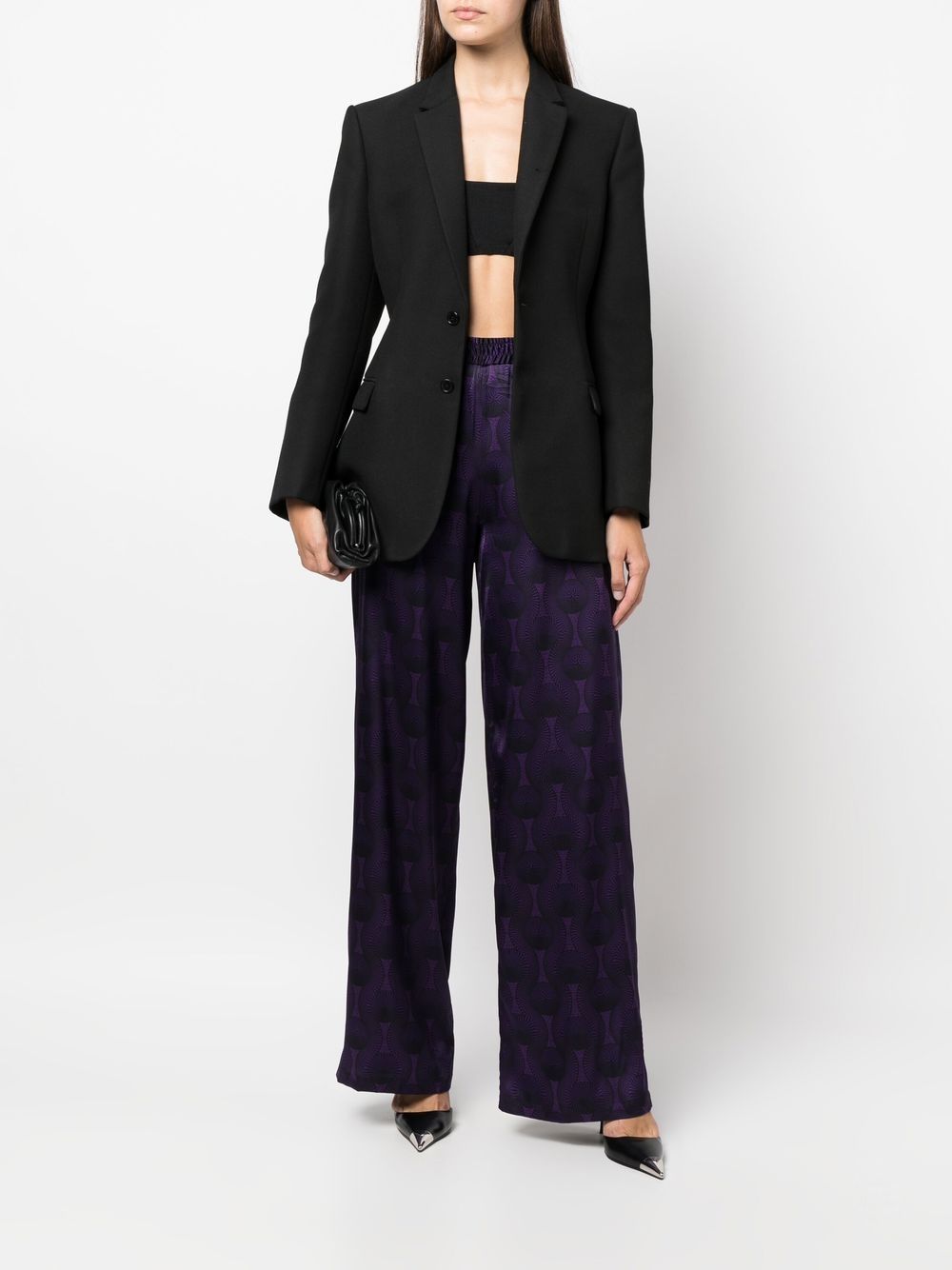 OZWALD BOATENG Trousers Purple